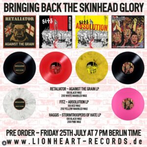 Lionheart Records Retaliator Fitz Haggis skinhead Oi! Streetpunk Oi!punk